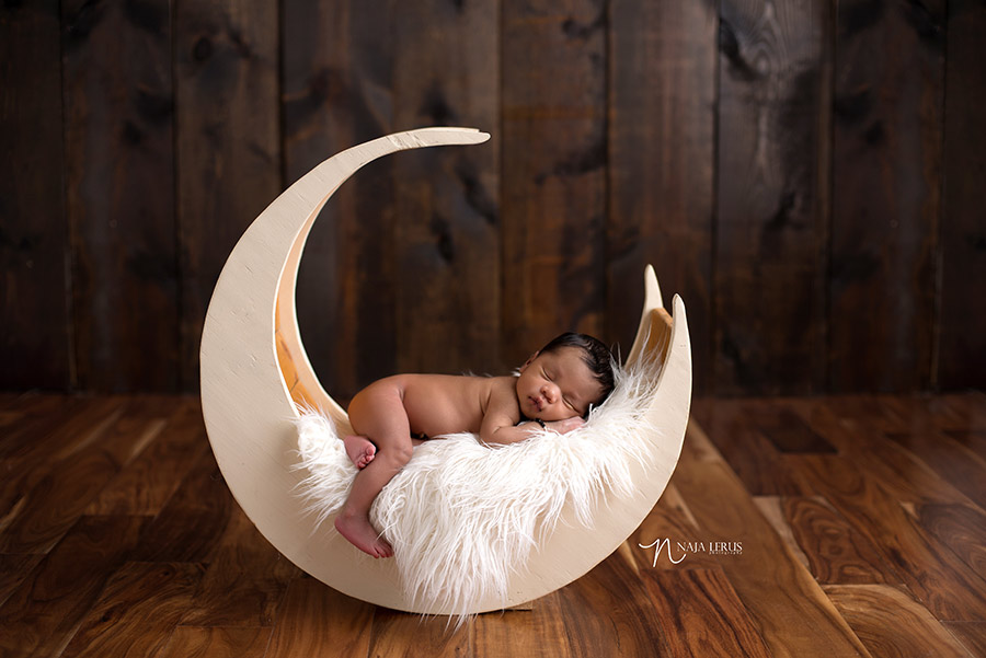 moon prop newborn photography 