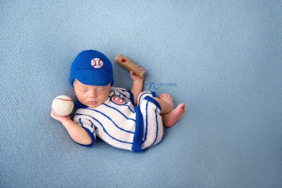 chicago cubs newborn photography prop outfit chicago IL