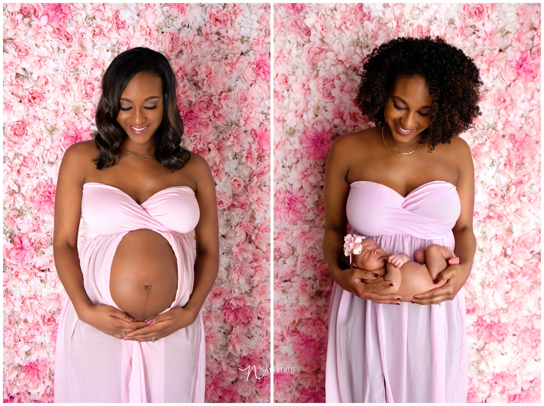 chicago IL before and after pregnancy maternity newborn photo