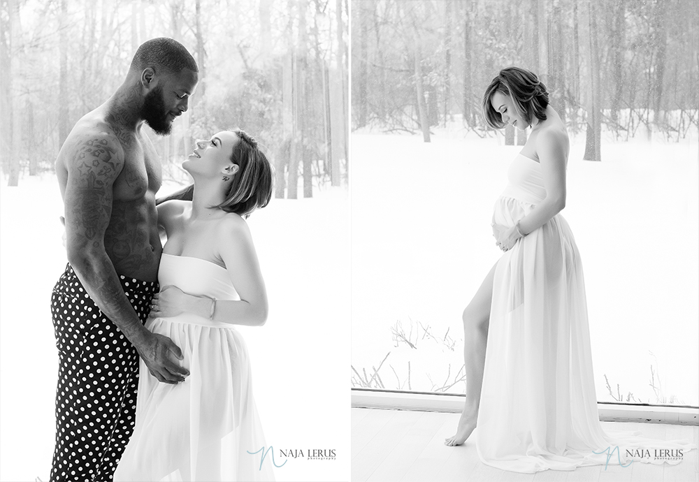martellus bennett nil player maternity session