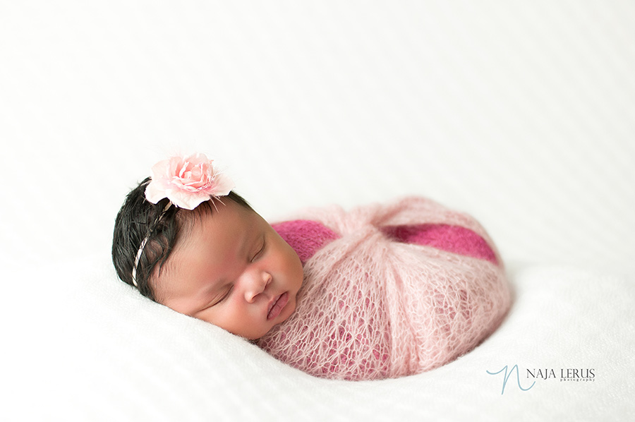 swaddle pose newborn baby chicago