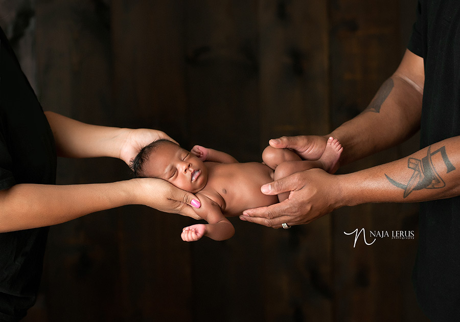 baby in hands shot photography chicago