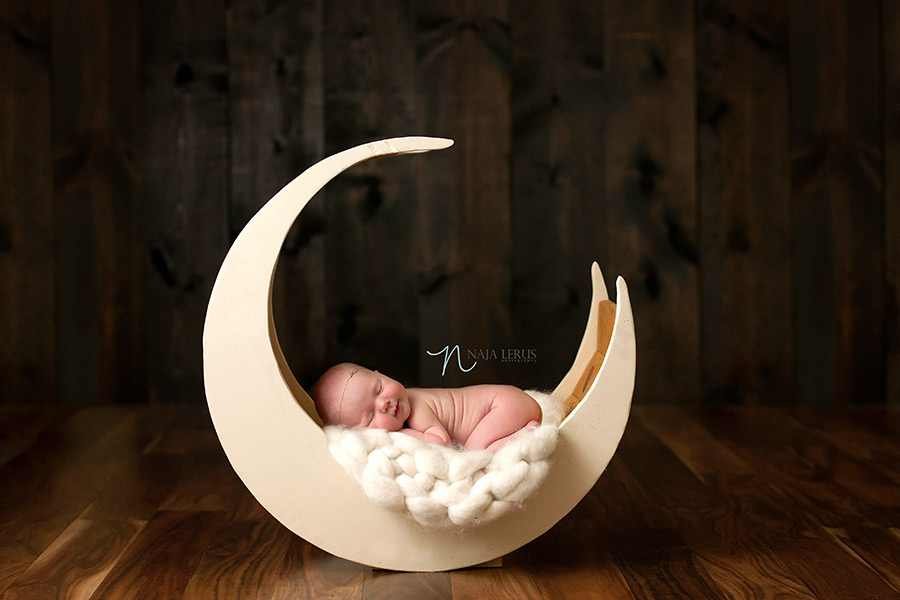 moon prop newborn photography chicago