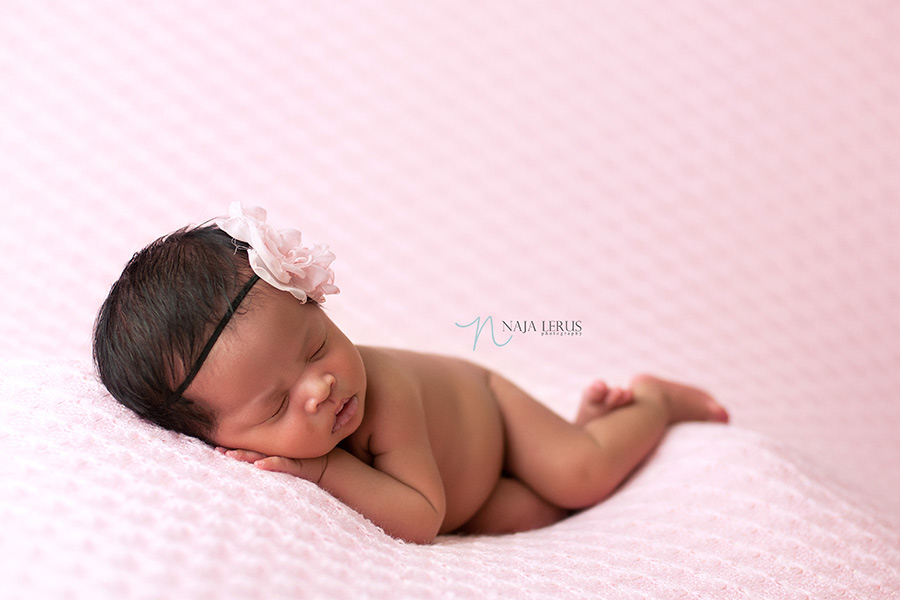 side laying newborn photography chicago