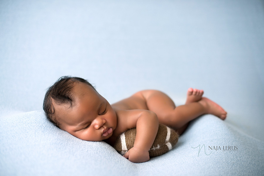 photography prop chicago football newborn