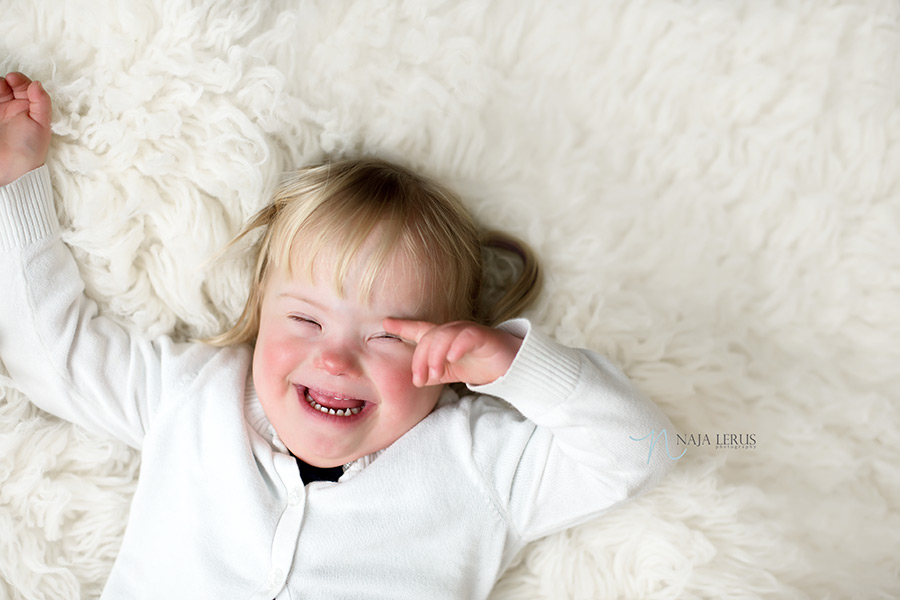 beautiful downs syndrome child photography chicago