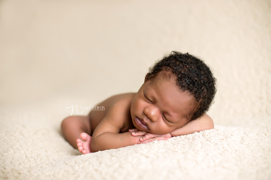 black african american baby newborn photography