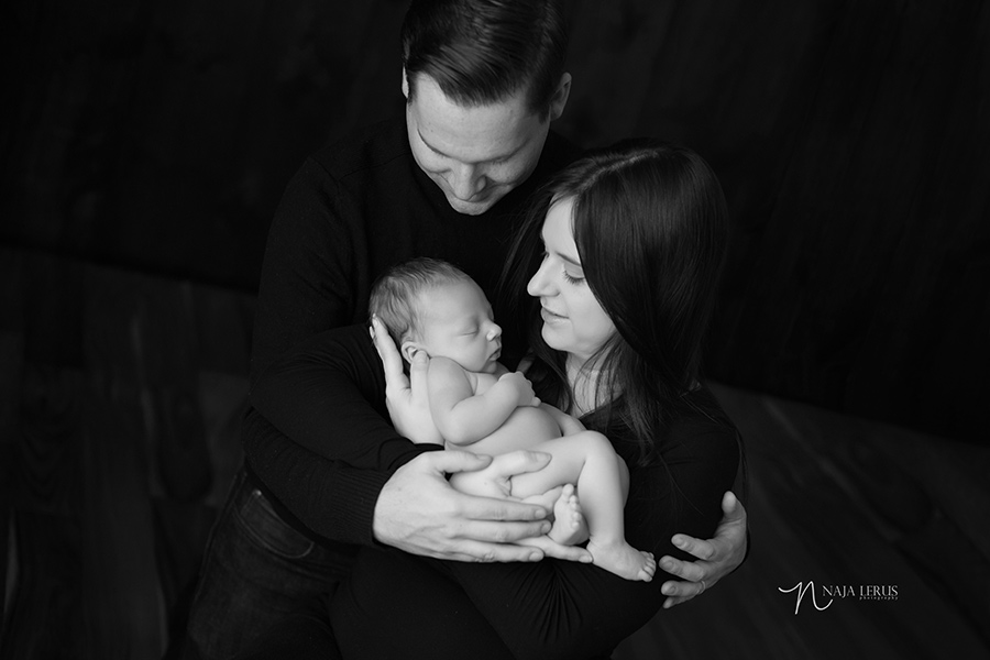 family black and white white portraits chicago il