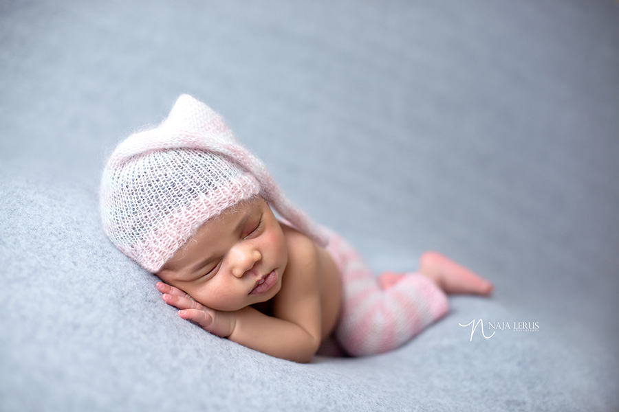 sleeping cap baby jammies chicago newborn 