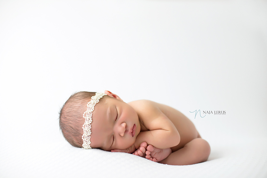 fetal pose newborn chicago baby photographer