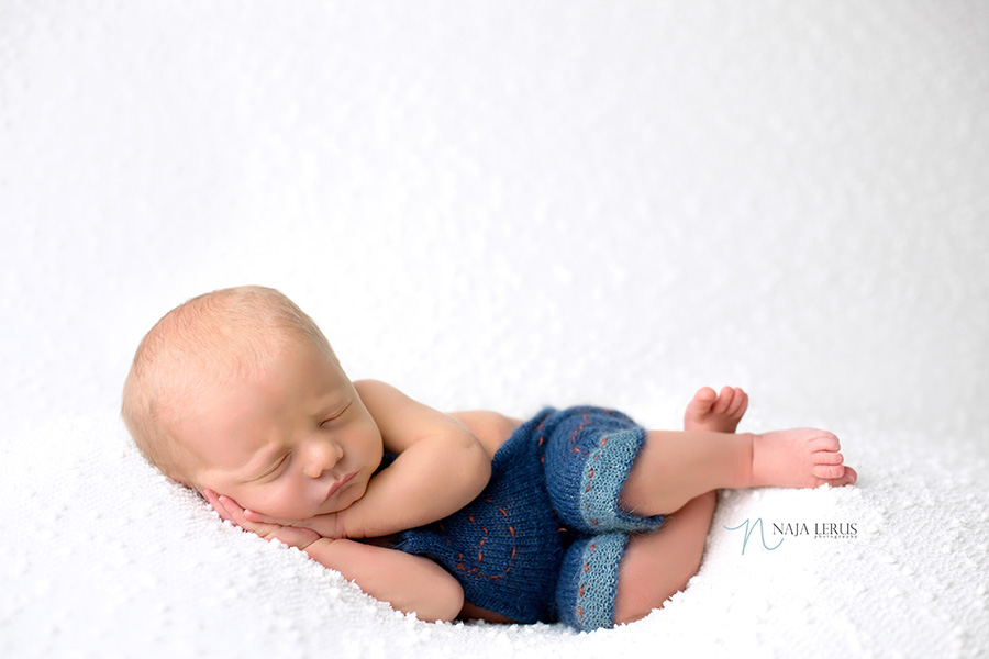 newborn prop clothes blue jean overalls newborn photography