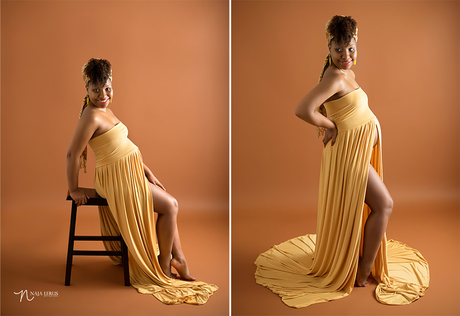 maternity photos chicago african american client