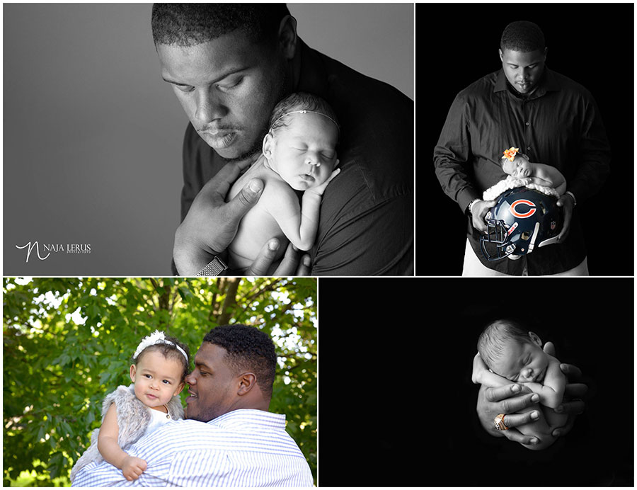 jermon bushrod chicago bears nfl baby photographer