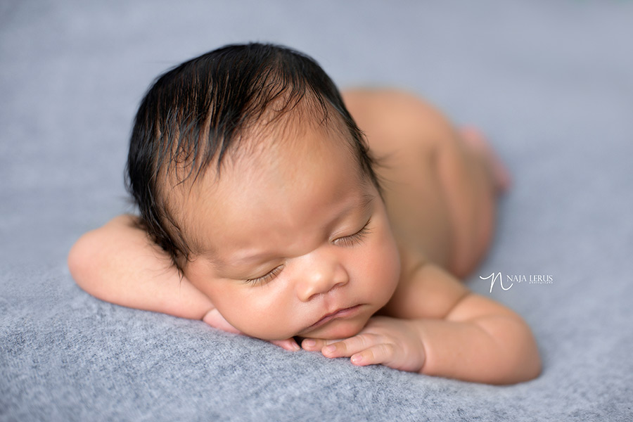 close up newborn baby photography chicago IL