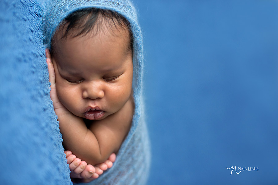 the knitting bitty lace wrap newborn photography chicago baby in cocoon