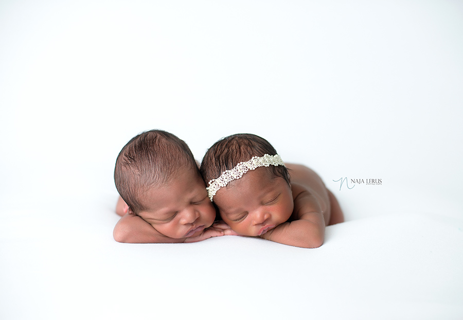twin babies newborn photography chicago